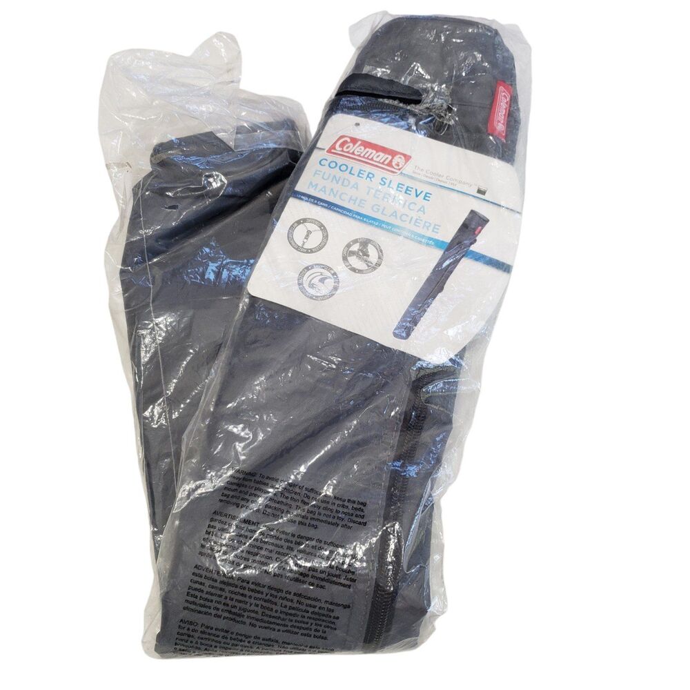 NEW Coleman Cooler Sleeve, Zippered, Easy Carry, Easy Clean